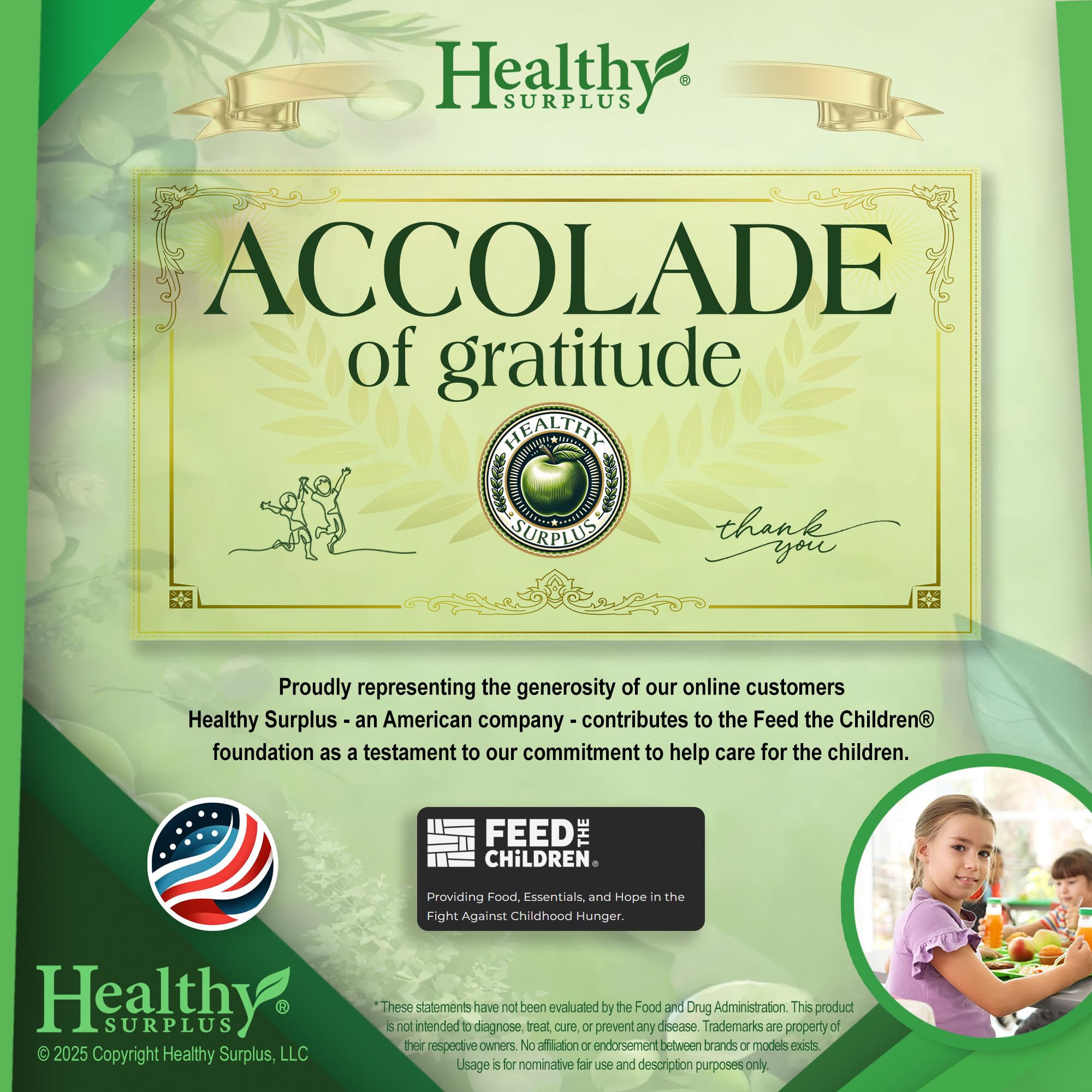 Healthy Surplus Golden Rewards, tarjeta Vital Volumes con consejos de cuidado.