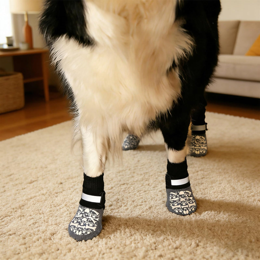 HeavenEye calcetines para perro, lateral, mejor estabilidad durante paseos.