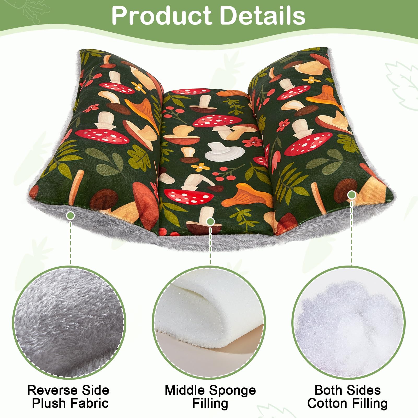 Fácil limpieza de la cama Hedgeink, lavable y durable