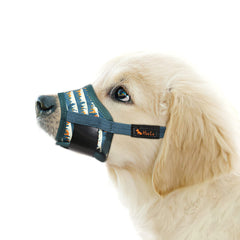 HEELE museau-chien en nylon doux avec mesh respirant pour le confort quotidien.