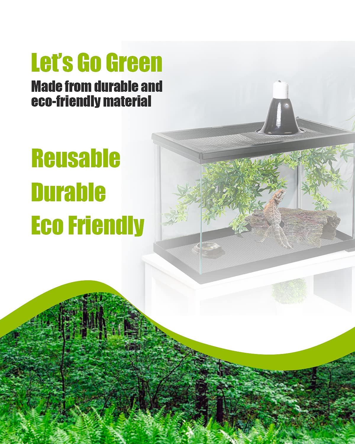 Helidrago material-durable-liner: opción reutilizable y ecológica para terrarios.