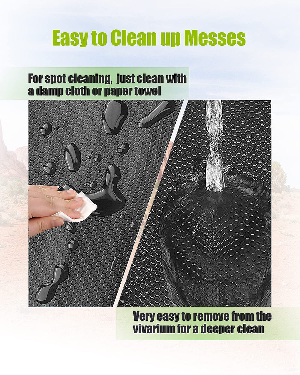 Helidrago superficie-texturizada-reptiles: agarre mejorado para evitar deslizamientos.