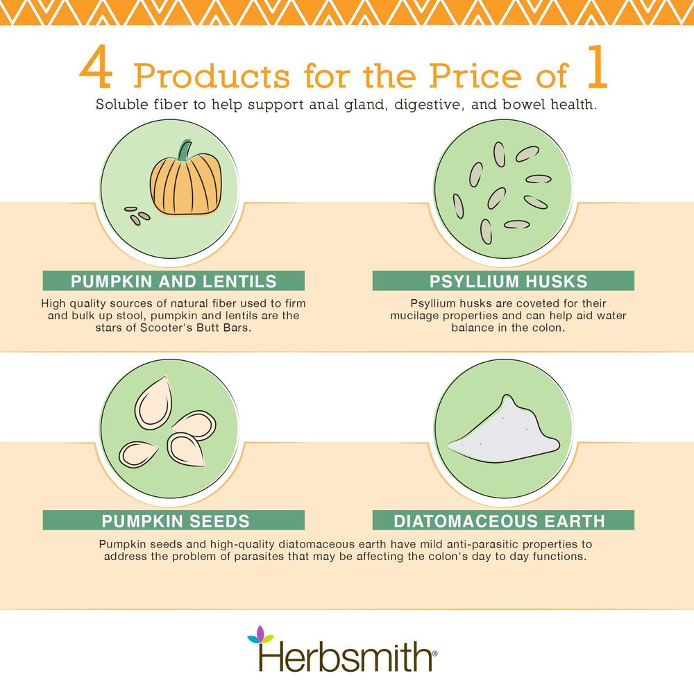 Barra natural de Herbsmith para perros de todas las tallas.