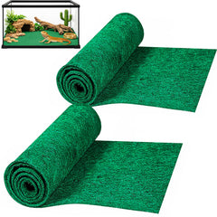 Alfombra HERCOCCI para terrario de 39x20 pulgadas, cómodo y protector para reptiles.