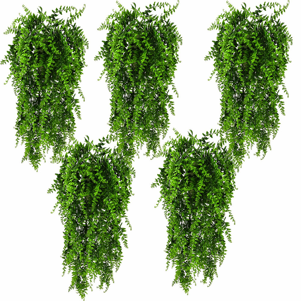 HERCOCCI Plantas terrario colgantes hojas artificiales: refugio seguro y colorido.