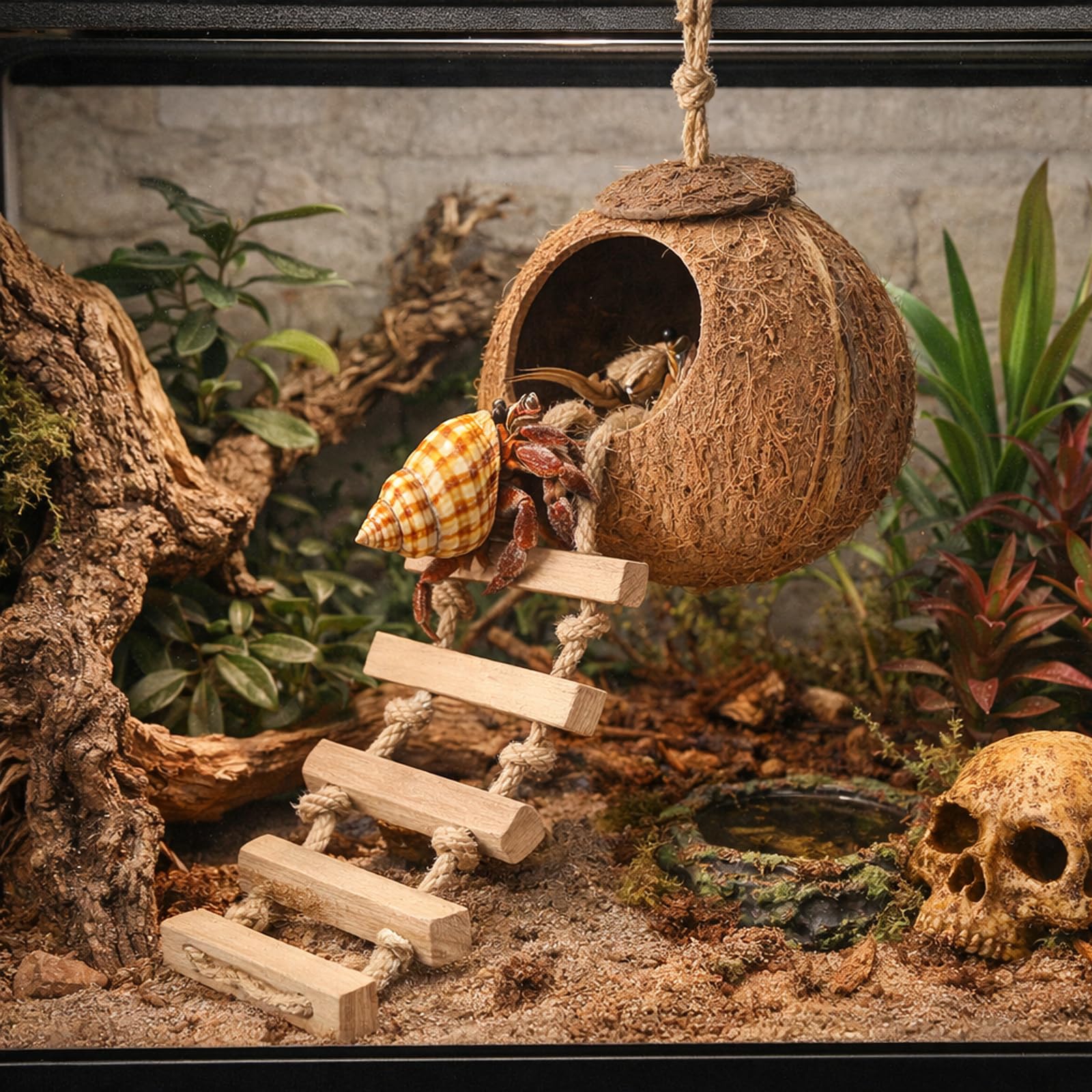 HERCOCCI casa-coco-habitat crea un escondite cómodo para descanso diario