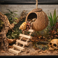 HERCOCCI casa-coco-habitat crea un escondite cómodo para descanso diario