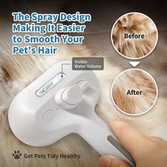 HeroKitty cepillo para perros con dientes profundos desenreda pelos largos y cortos sin tirones.
