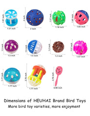 HEUHAI bolas de plástico con campanas para juego y estimulación
