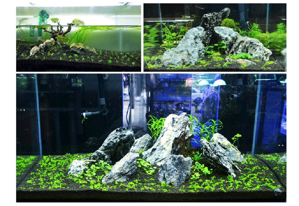 Hewnda substrato acuario 2lb crecimiento de plantas saludable