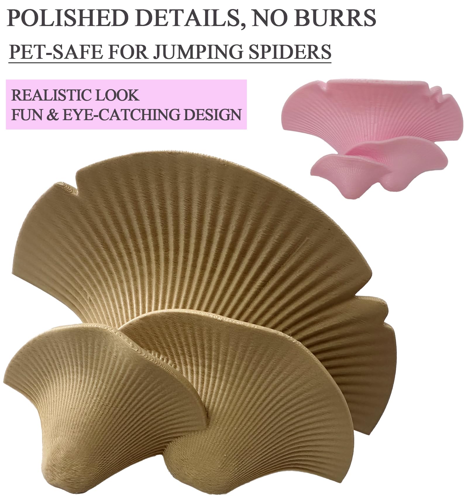 Heyshapeing textura-tejido-araña: textura tipo telaraña para refugio y enriquecimiento ambiental.