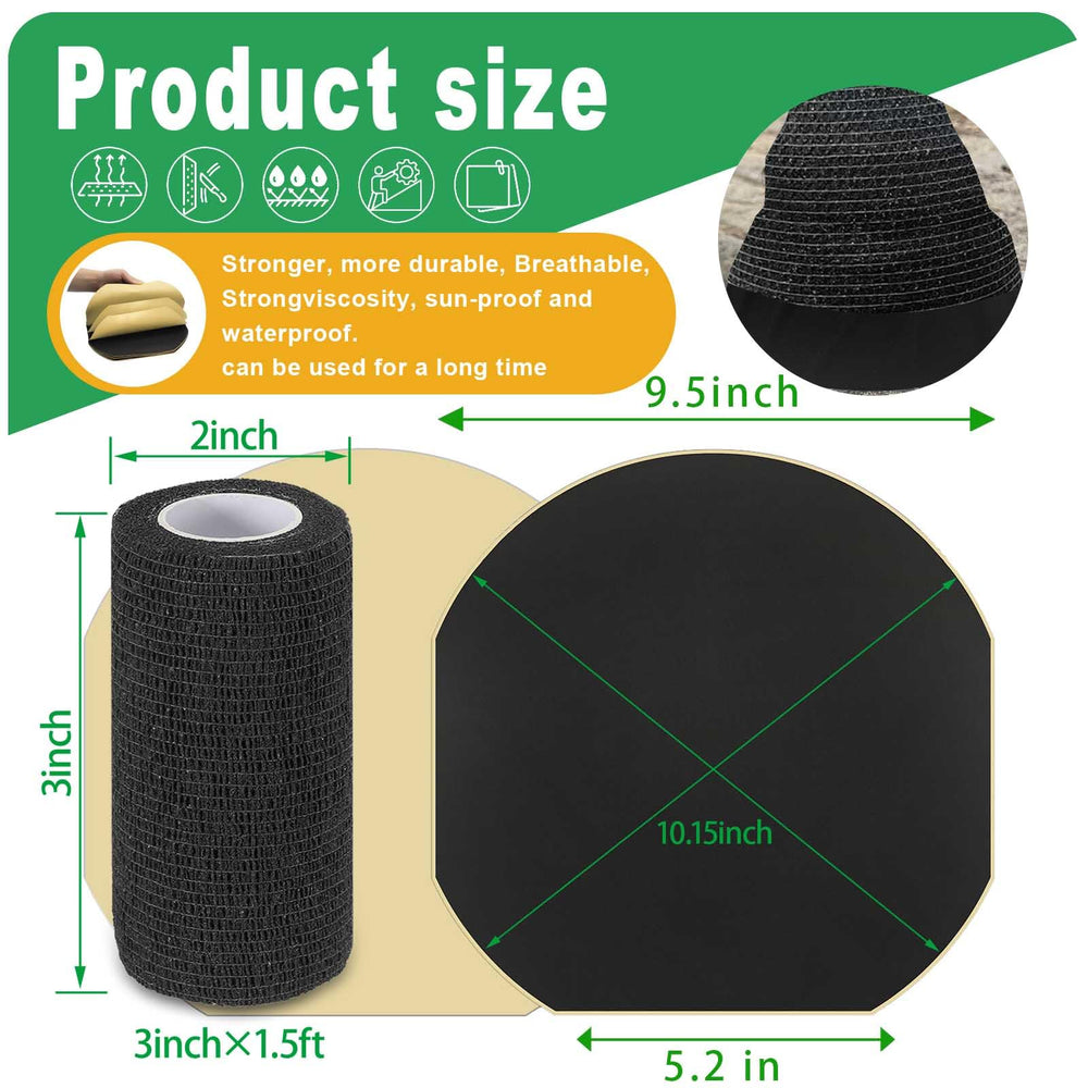 Hezaosth venda-veterinario impermeable protege contra suciedad