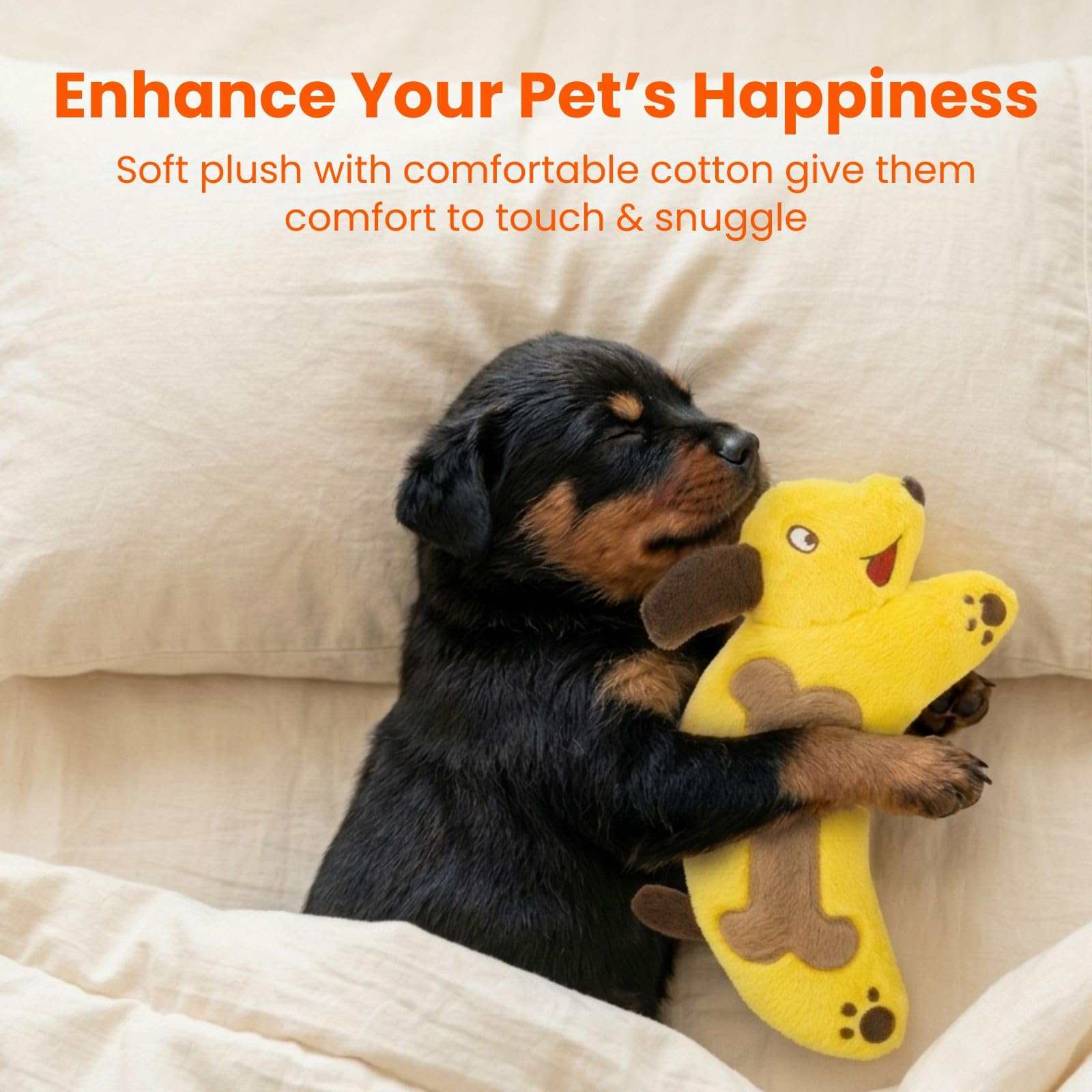 Juguete HGB para perros grandes con textura suave para encías.