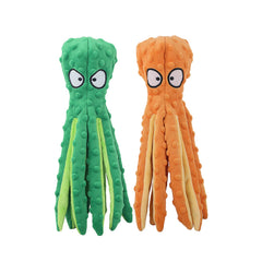 Juguete pulpo sin relleno HGB, gran tamaño para morder y jugar.