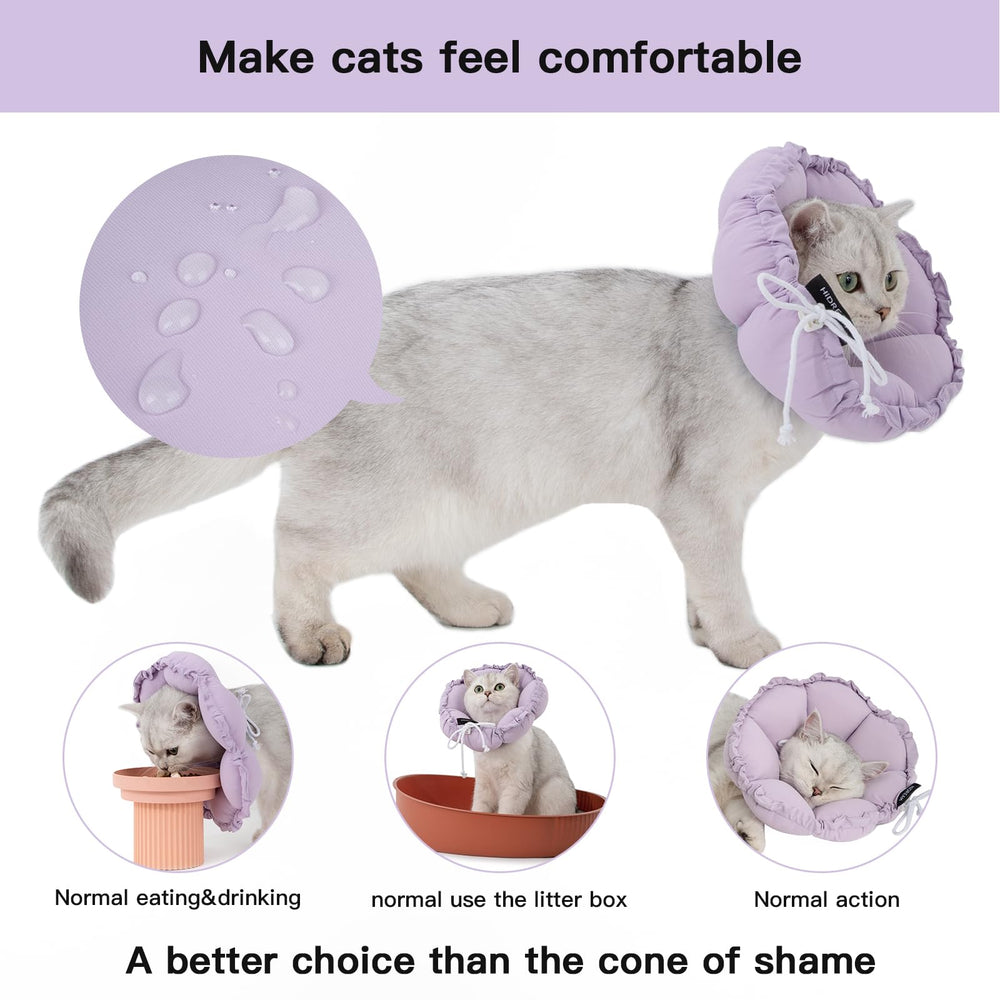 H HIDREAM cono gato, ajuste adaptable para un ajuste seguro sin irritar