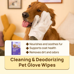 Guantes HICC PET hidratantes para pelo suave y brillo.