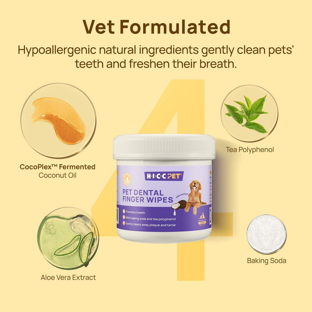HICC Pet: limpieza dental diaria sin cepillo para perros y gatos