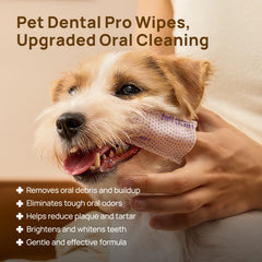 Dedo con HICC PET Pro facilita un cepillado suave de dientes