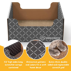 Hide & Scratch incluye tres recambios para prolongar la superficie de rascar