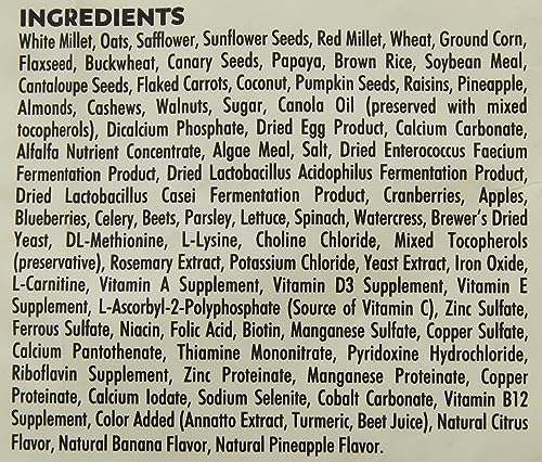 Higgins Sunburst recomendado para la alimentación cotidiana de loritos australianos.