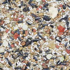 Higgins Vita Seed Natural Blend muestra frutos secos y verduras deshidratadas para variación de sabor