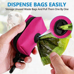Hilihali portabolsas para perro rosa en tela Oxford resistente.