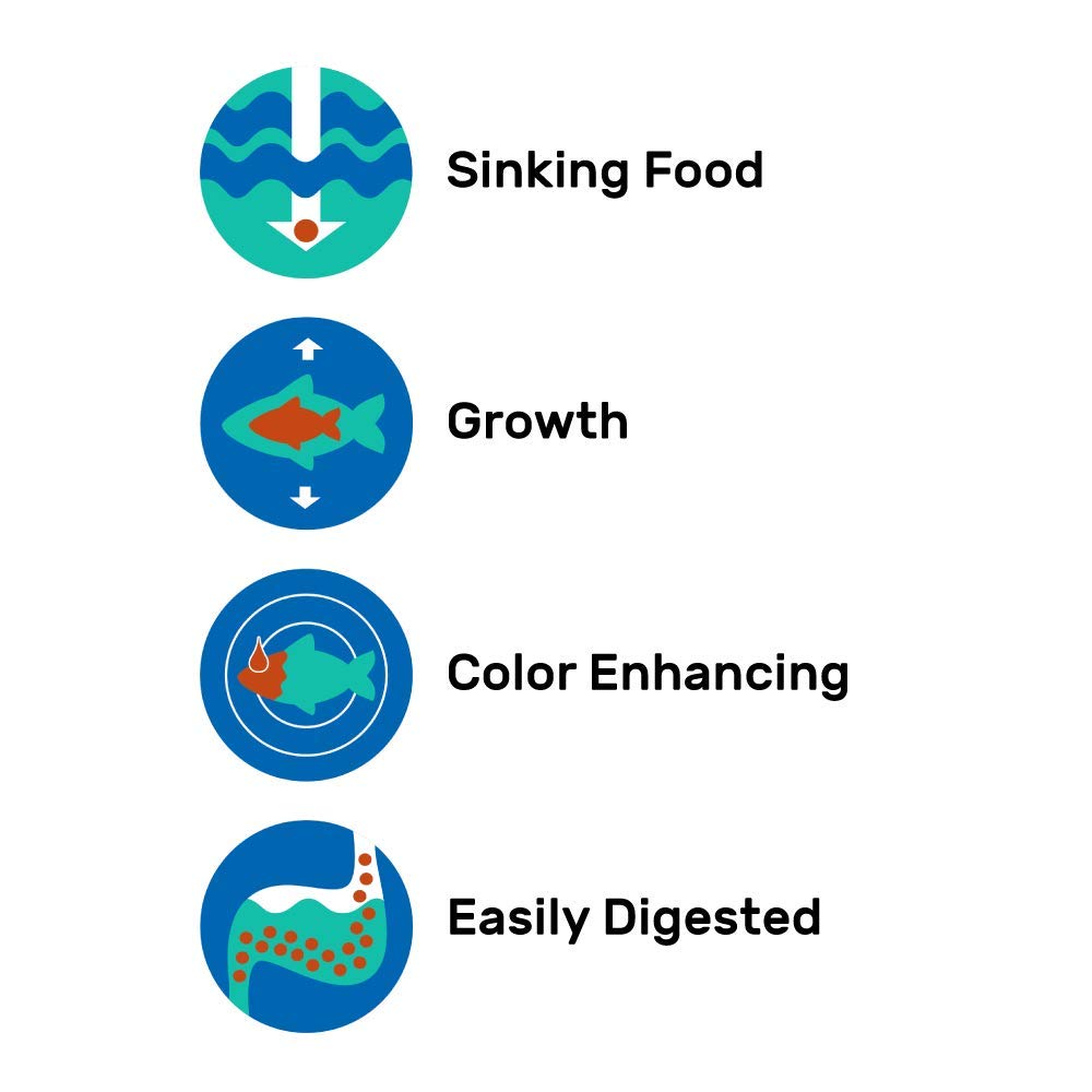 Hikari Alga Marina Extrema: detalle de la textura de pellet para consumo fácil.