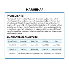 Hikari Marine-A contiene algas y spirulina para nutrición equilibrada