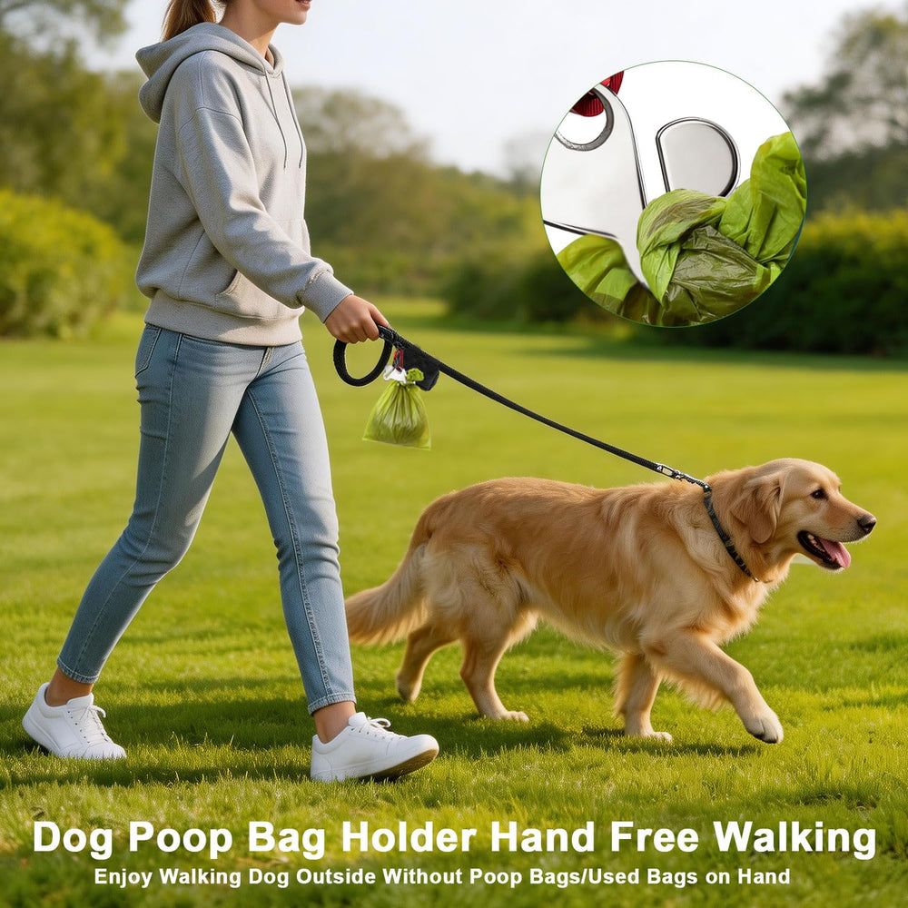 Hilihali portabolsas con capacidad para una bolsa por cada lado.