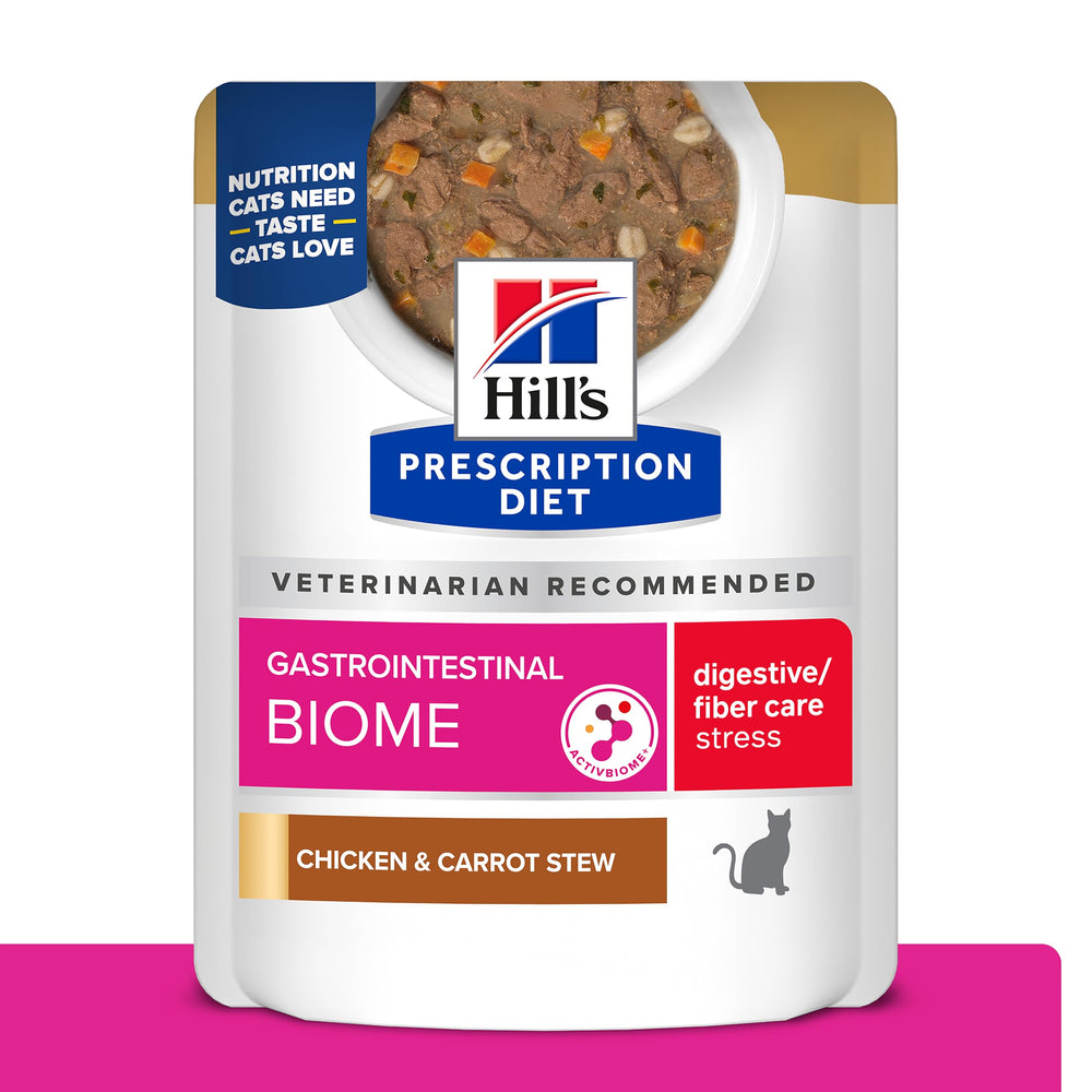 Hill's Prescription Diet Bioma Digestivo Estrés Gato, pollo y zanahoria, apoyo digestivo