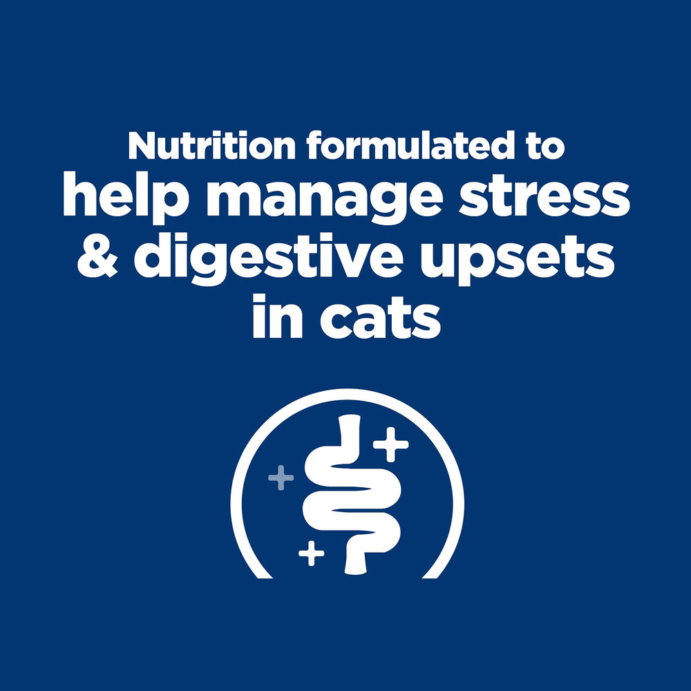 Hill's Prescription Diet Bioma Digestivo Estrés Gato, tecnología ActivBiome+ para microbioma equilibrado
