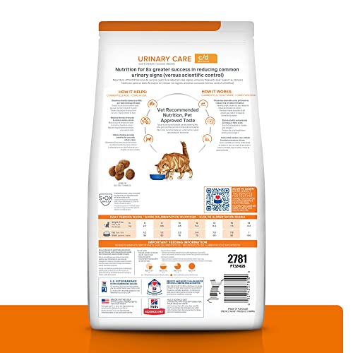 Bolsa de Hill's c/d Multicare 8.5 lb para gatos adultos
