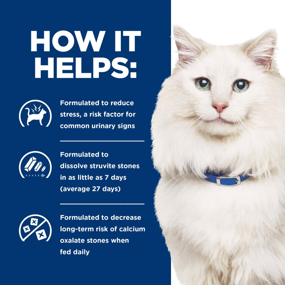 Hill's c/d Multicare Stress citrato de potasio y antioxidantes, nutrición balanceada para gatos.