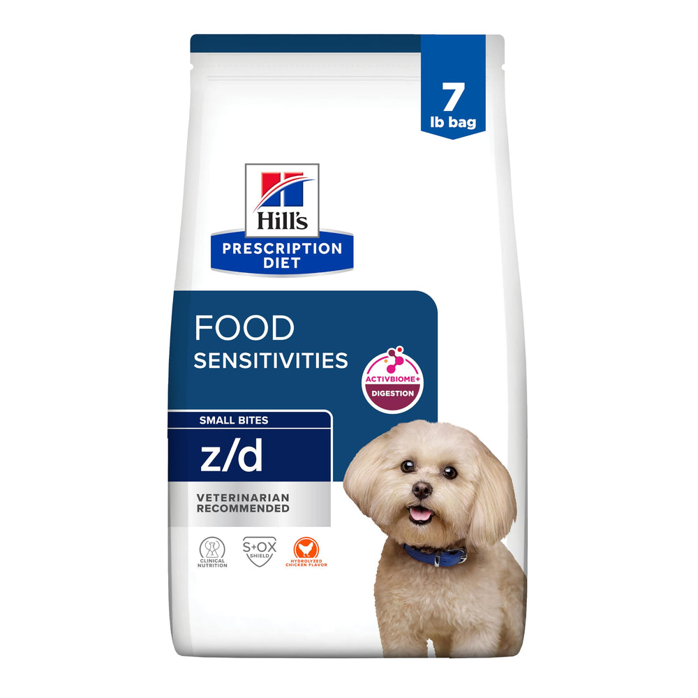 Hill's z/d alimento seco para perros trocitos pequeños, sensibilidad digestiva