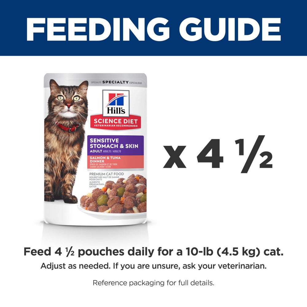 Hill's Science Diet, sabor delicioso para gatos adultos.