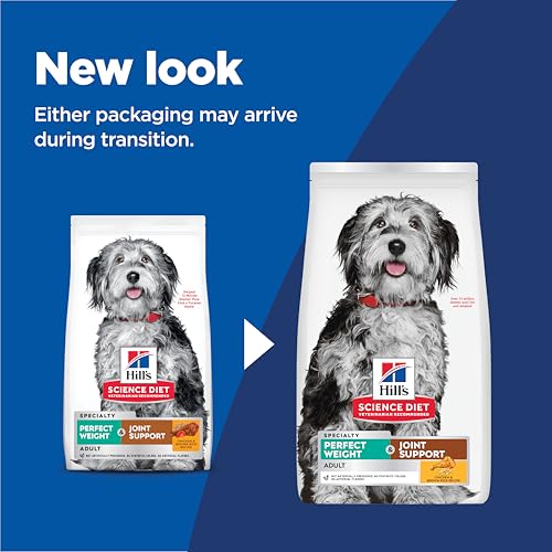 Hill's Science Diet Perfect Weight & Joint Support pollo arroz seco para perros activos.