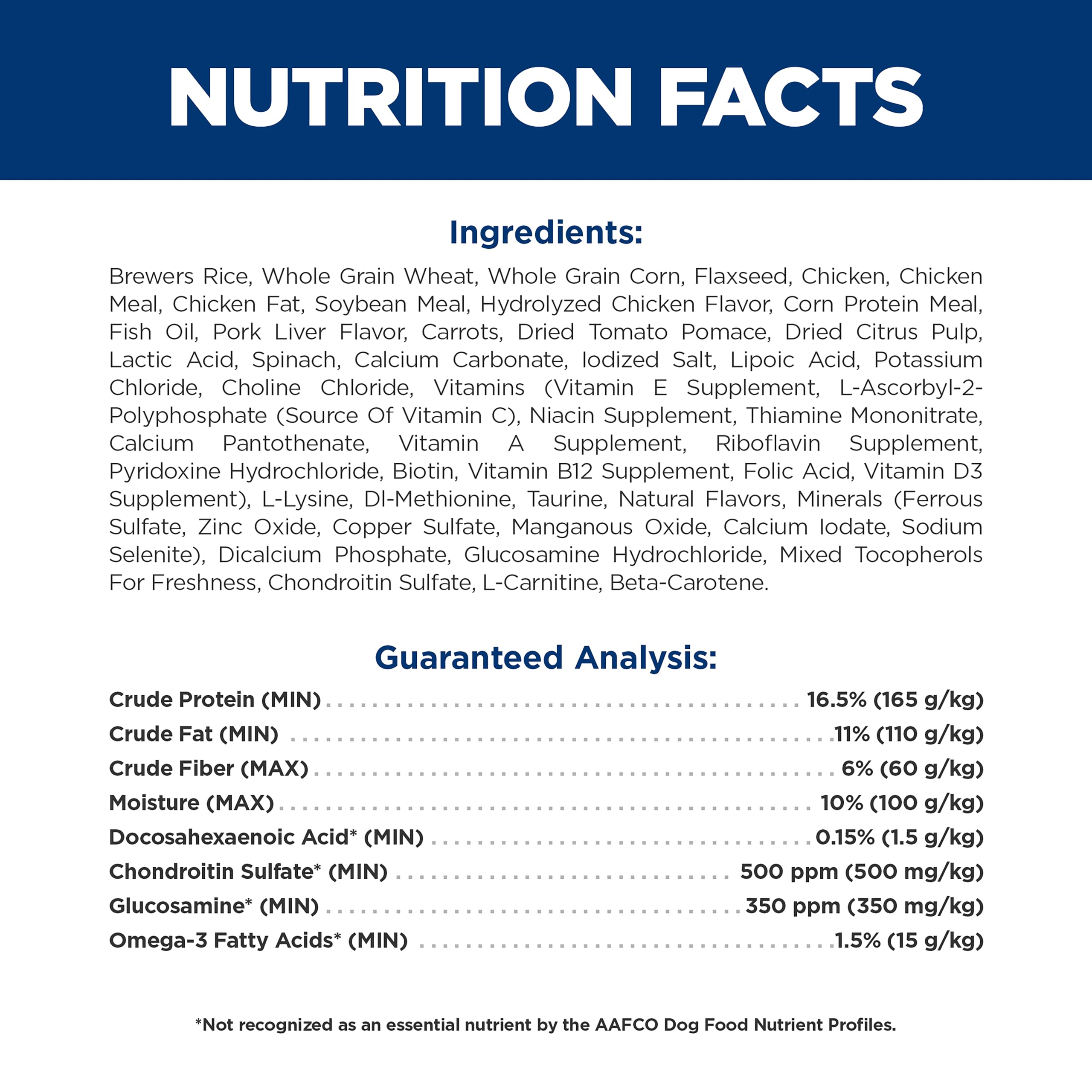 Hill's Prescription Diet Brain Care + j/d, asistencia para articulaciones y movilidad.