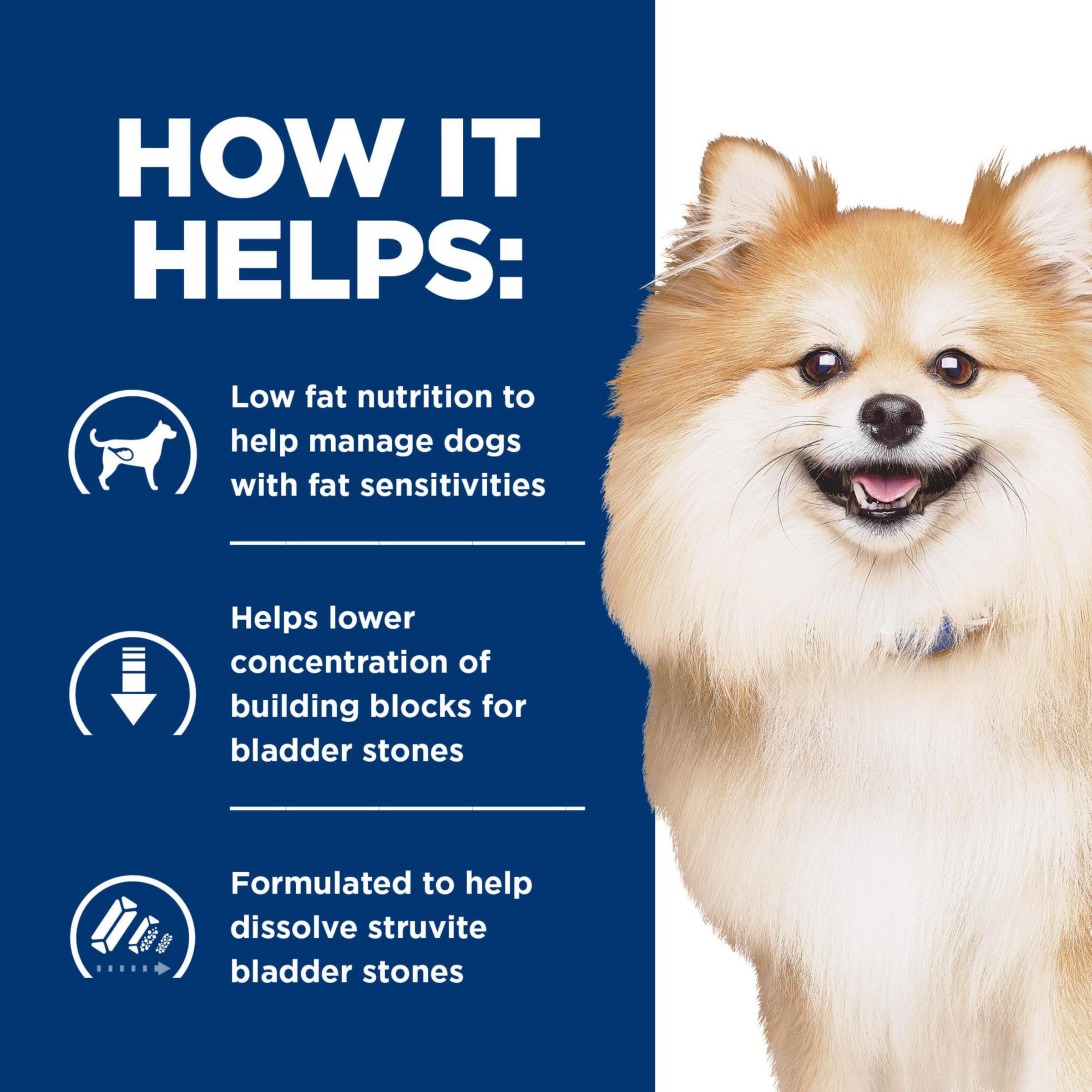 Hill's c/d Multicare Low Fat, recomendado por veterinarios para el cuidado urinario.