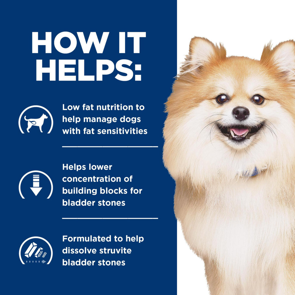 Hill's c/d Multicare Low Fat, recomendado por veterinarios para el cuidado urinario.