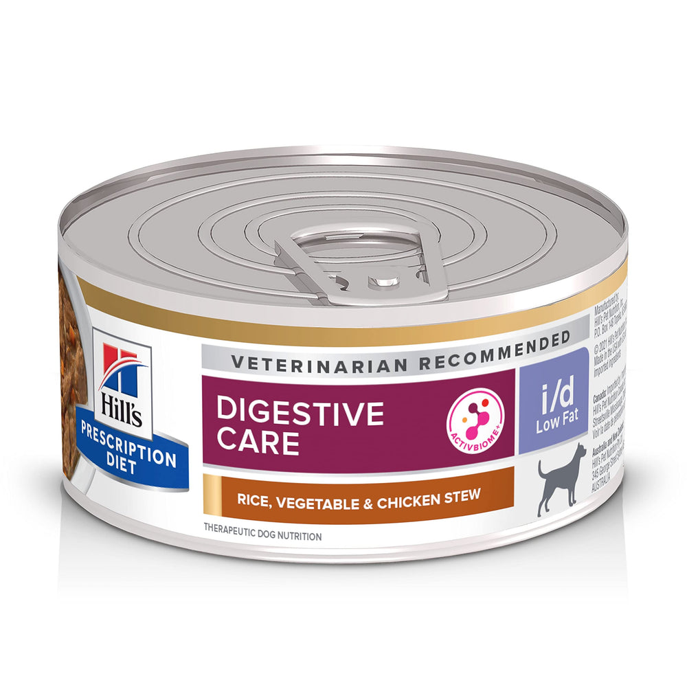 Hill's i/d en lata, estofado de arroz y pollo, posible apoyo digestivo para perros