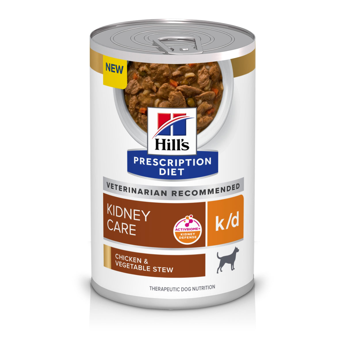 Hill's k/d estofado de pollo y verduras en lata para cuidado renal
