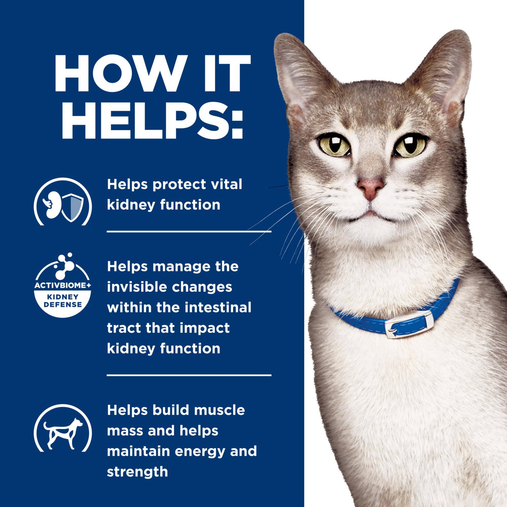 Hill's Prescription Diet k/d formulado por veterinarios.