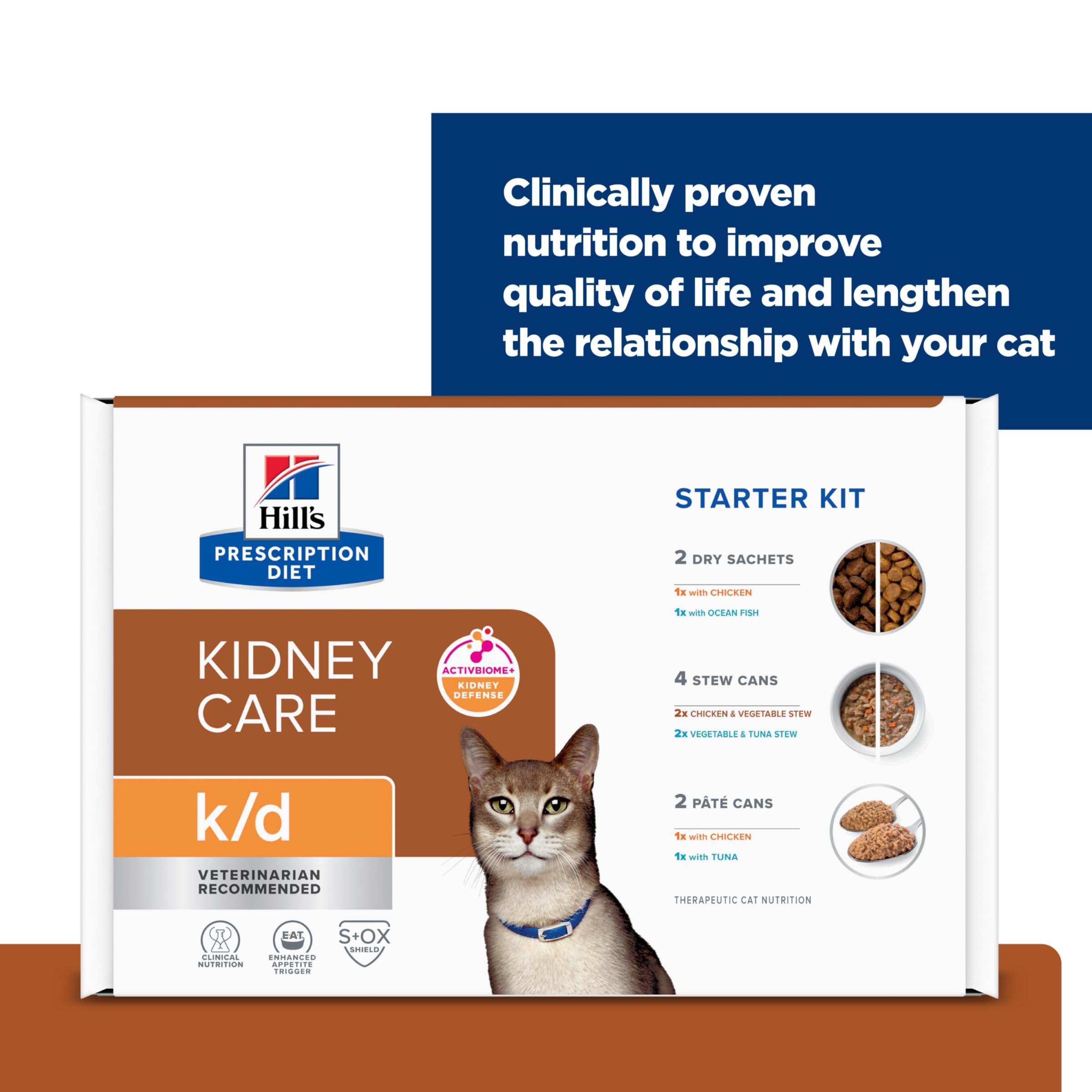 Hill's Prescription Diet k/d variedad de sabores en conservas y croquetas