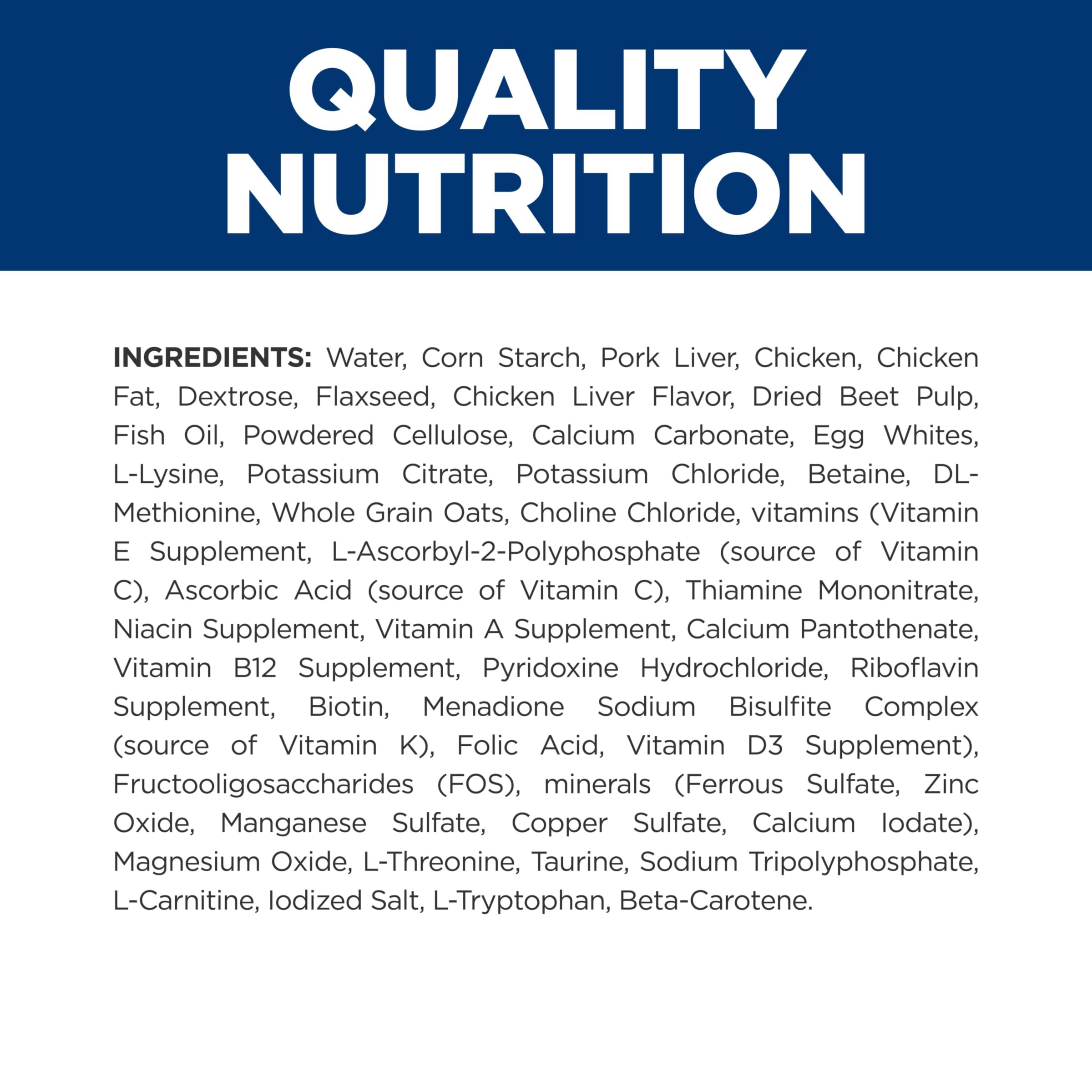 Hill's k/d ingredientes clave: proteína de alta calidad para masa magra.