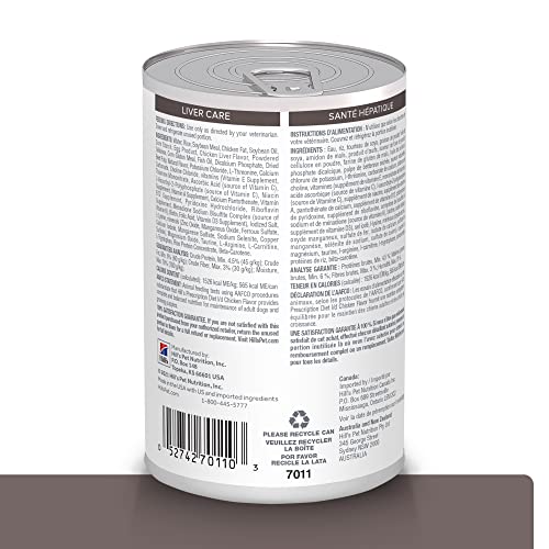Hill's Prescription Diet l/d, textura granulada, fácil de digerir para perros