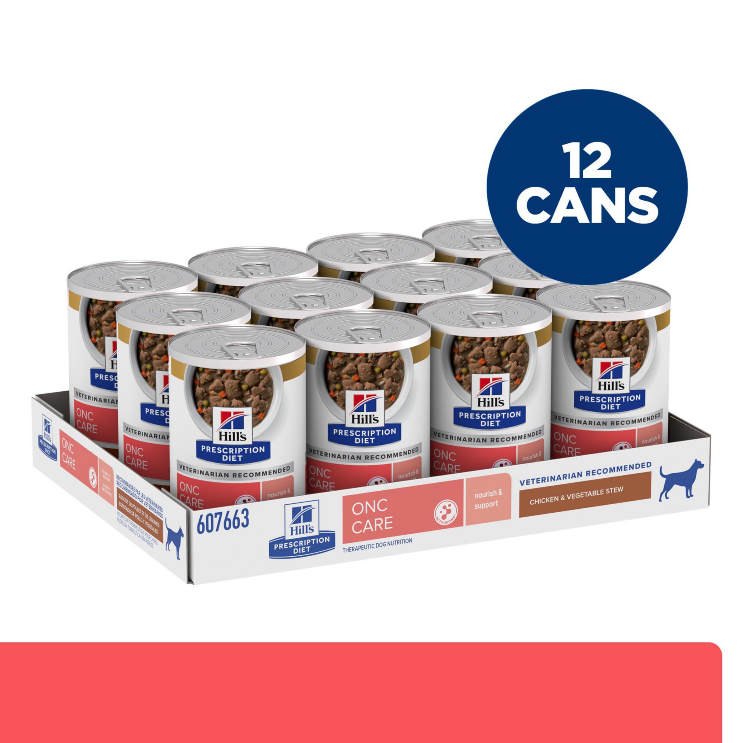 Hill's ONC Care proteína digerible, apoyo a la energía diaria del perro.