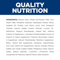 Etiqueta de la bolsa Hill's Prescription Diet r/d con indicaciones