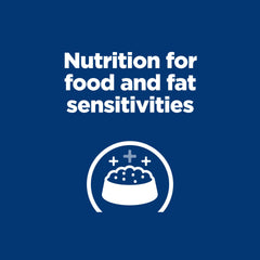 Etiqueta de Hill's z/d con información nutricional