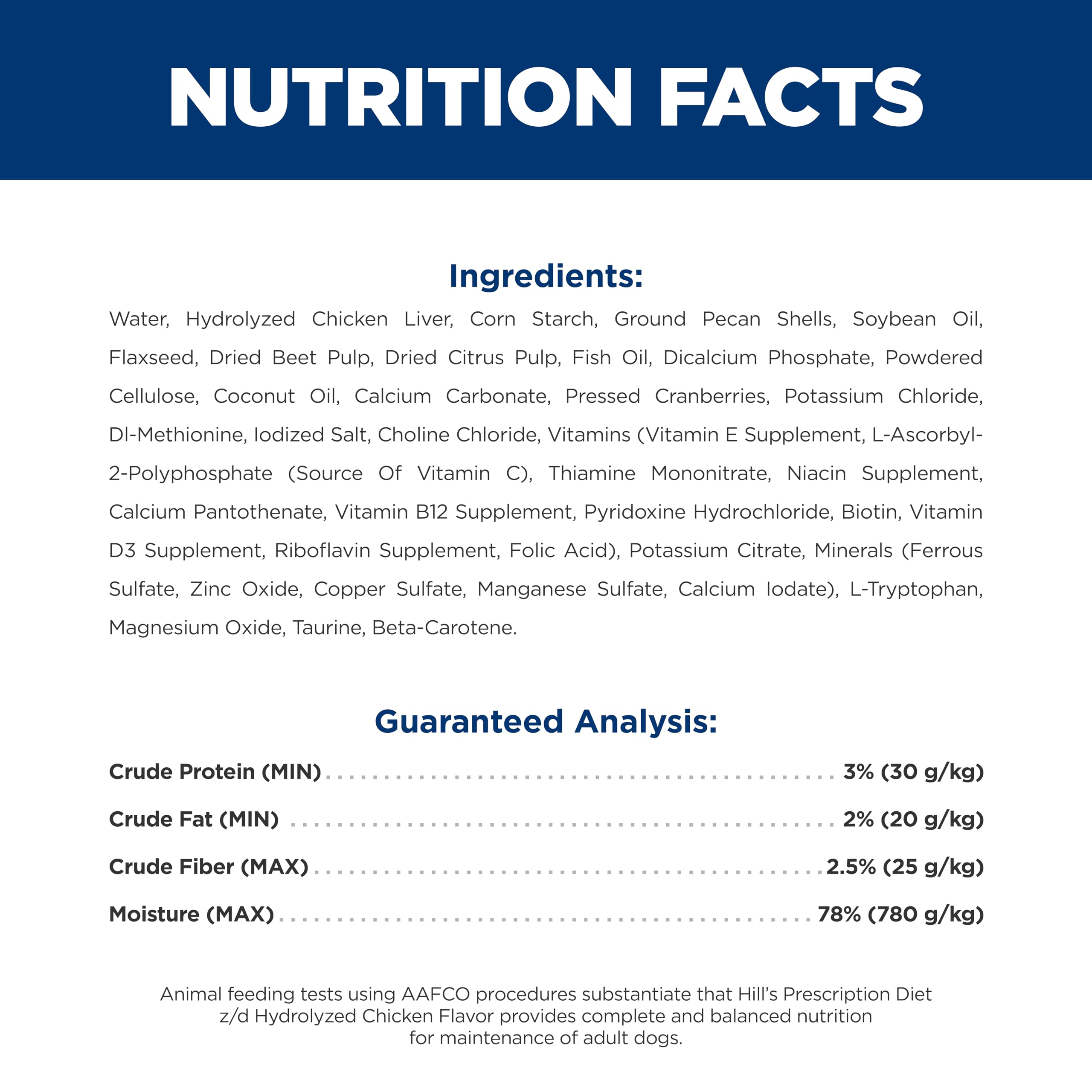 Hill's Prescription Diet z/d proteínas hidrolizadas para menor detección inmunitaria.