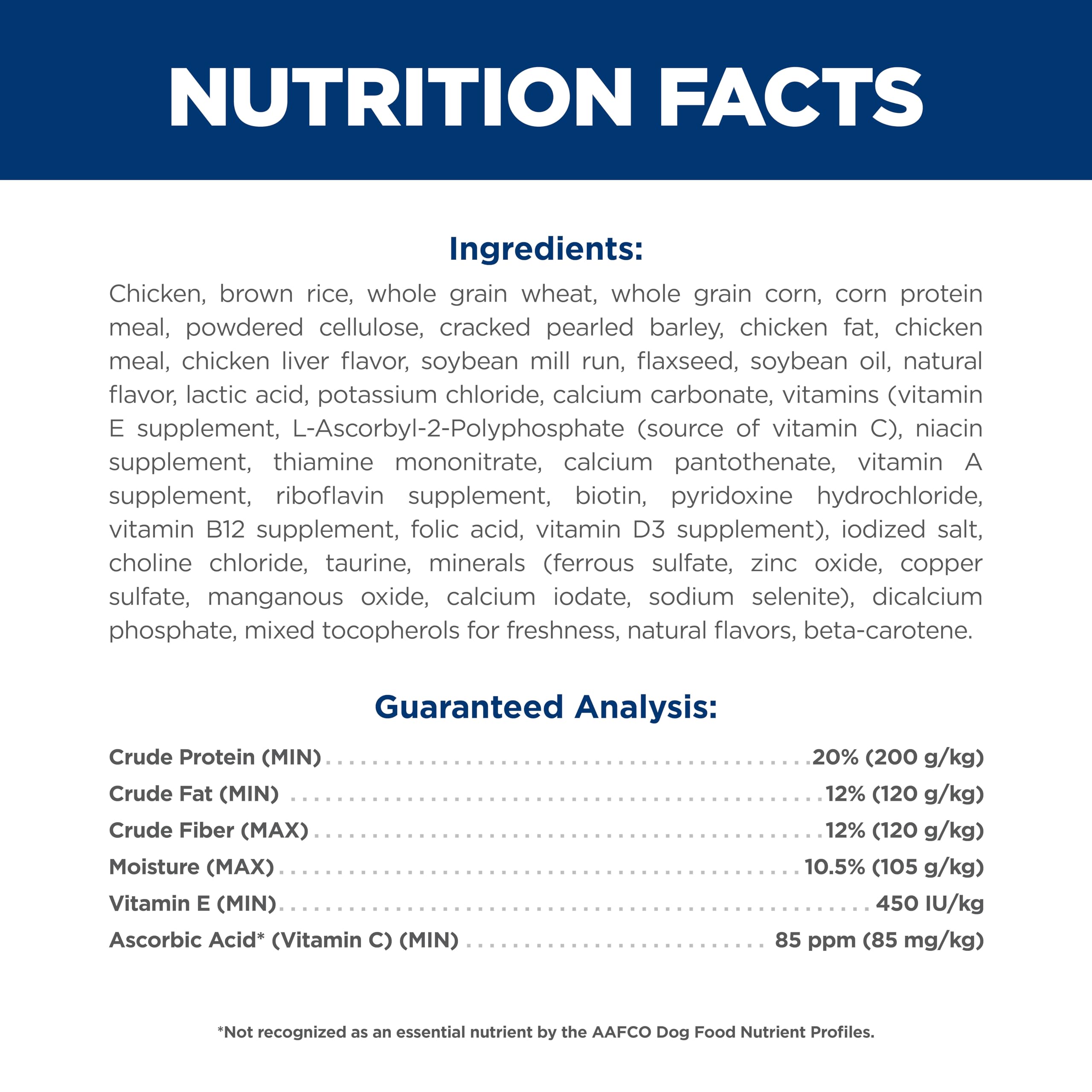 Detalle de cuidado dental en Hill's Science Diet Adult Oral Care